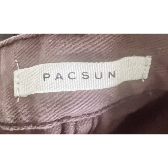 PacSun Ultra High Rise Flare Carpenter Denim Pants Size‎ 24 Brown - Picture 5 of 5